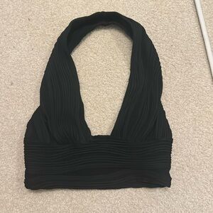 Black halter top size Xs